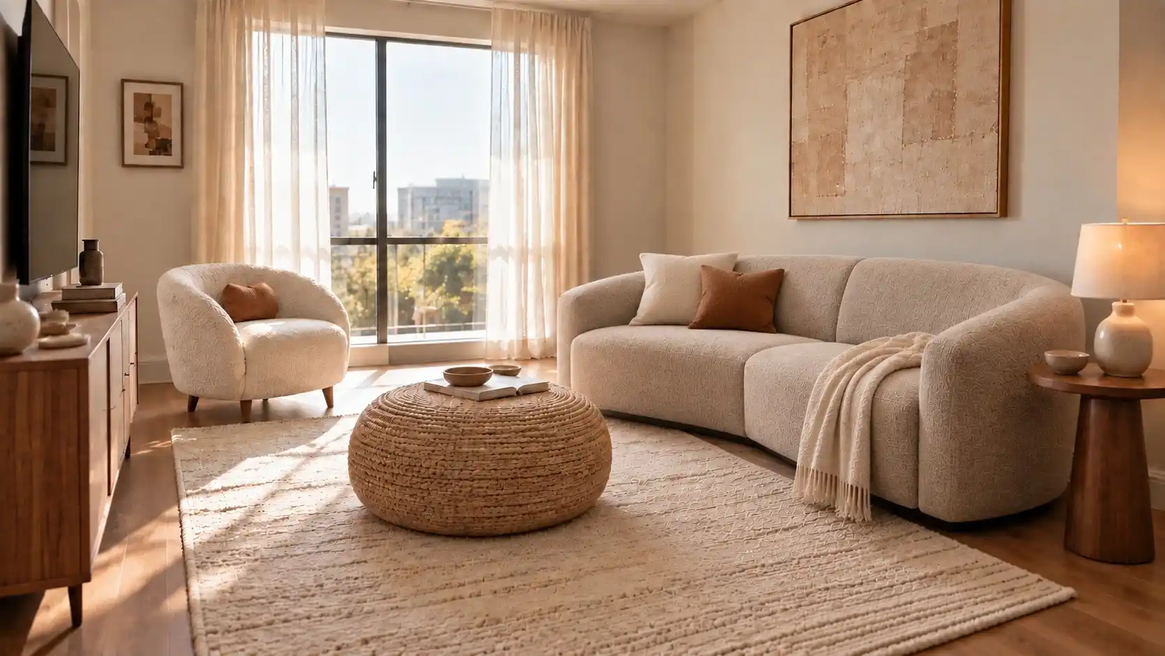 Make a Small Living Room Feel Twice the Size
