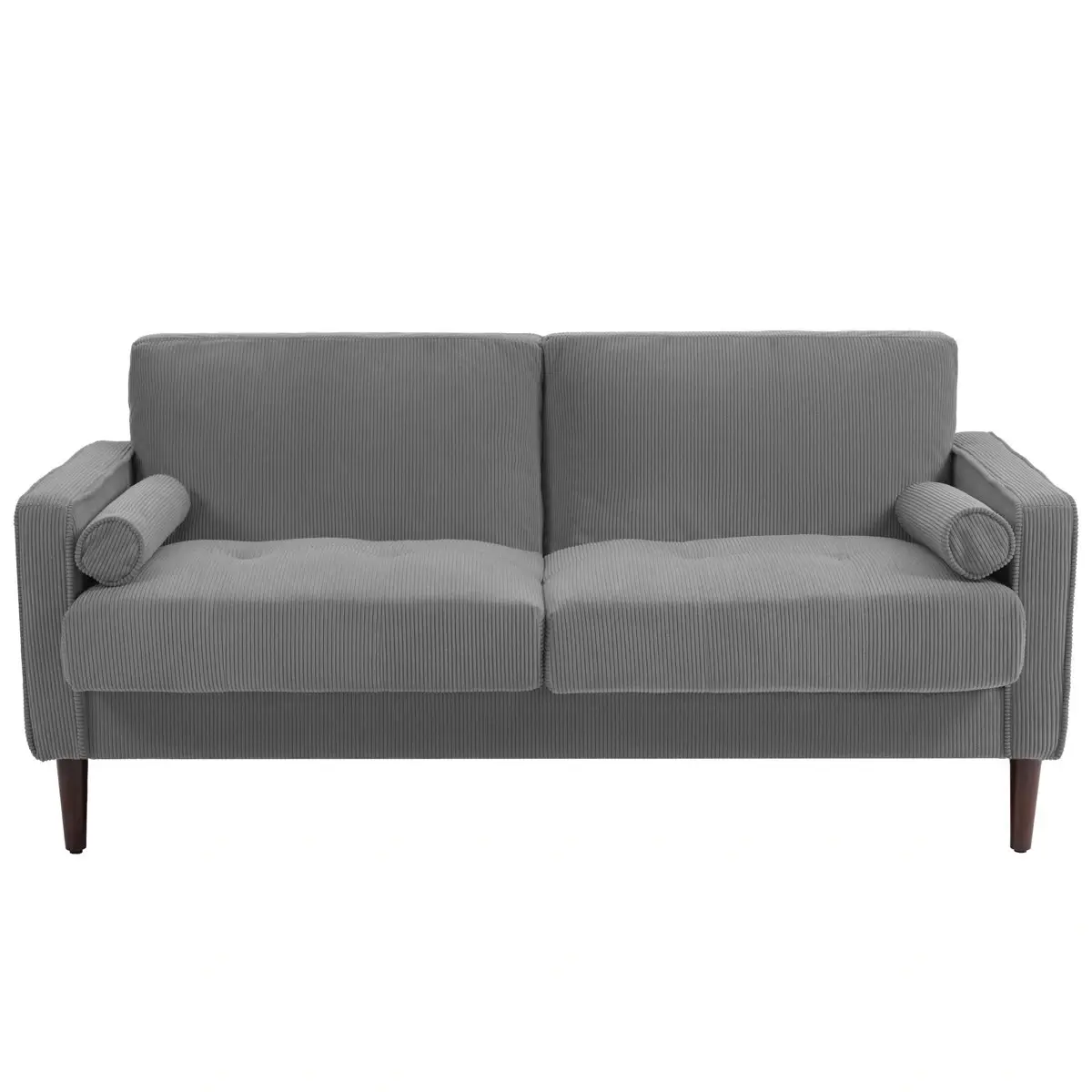 Mid Century 2 Seater Sofa with Separate Cushions