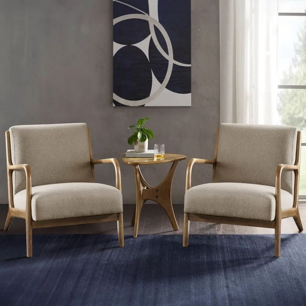 Fabric Upholstered Single Sofa Chair for Living Room